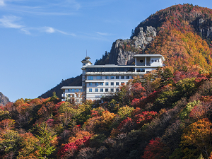 層雲峡　朝陽亭